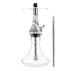 Кальян Totem Hookah Monolit Micra Marble (светло-серый, полный комплект)