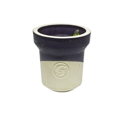 Глиняная чаша GrynBowls Accent White Violet (Фиолетовый)