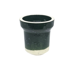 Глиняная чаша GrynBowls Accent White Electric Blue (Электро Синий)