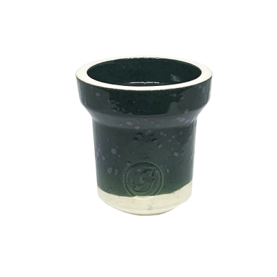 Глиняная чаша GrynBowls Accent White Electric Blue (Электро Синий)