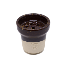 Глиняная чаша GrynBowls Accent White Brown (Коричневый)