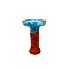 Глиняная чаша 2x2Hookah Flat Blue (Синий)