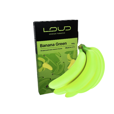 Тютюн Loud Bananagreen (Бананагрін, 100 г)