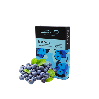Табак Loud Blueberry (Черника, 40 г)