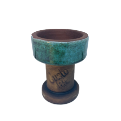 Глиняная чаша Gusto Bowls Rook Сине-зелёный в точку