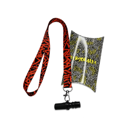 Персональный мундштук из полиацетали Personalka Poly Graffiti Red (Красное Граффити)