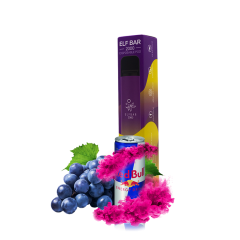 Elf Bar 2000 Grape Energy (Виноградный Энергетик) Одноразовый POD
