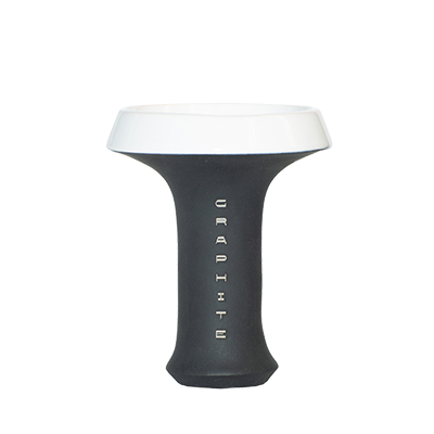 Глиняная чаша Sky Hookah Graphite Evil White