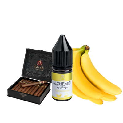 Жидкость Alchemist Salt CubanaBanana (Кубана Банана, 50 мг, 10 мл)