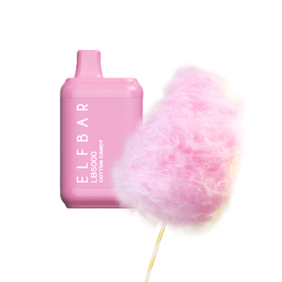 Elf Bar LB5000 Cotton Candy (Сахарная Вата) Одноразовый POD