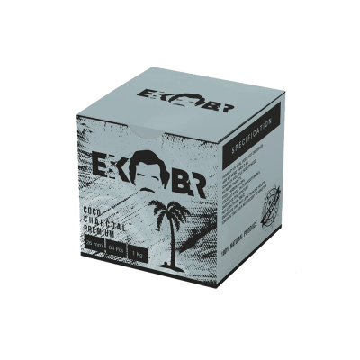 Кокосове вугілля для кальяну Eskobar (1 кг, 64 шт, р26)