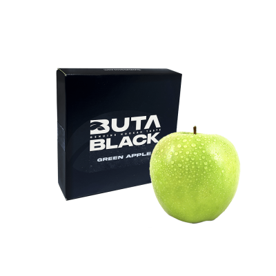 Табак Buta Black Green Apple (Зеленое яблоко, 100 г)
