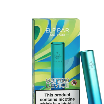 Elf Bar Mate 500 Blue (Синий, без картриджа) Многоразовый POD