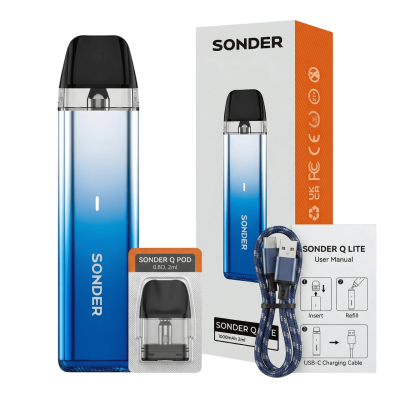 GeekVape Sonder Q Lite Kit 500 Metallic Red (Красный, с картриджем) Многоразовый POD
