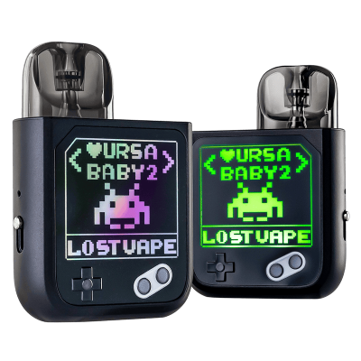 Lost Vape Ursa Baby 2 900 Joy Green x Pixel Role (Зелёный, с картриджем) Многоразовый POD