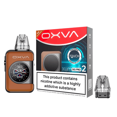 OXVA XLIM SQ PRO 2 1600 Brown Wood (Коричневый, с картриджем) Многоразовый POD