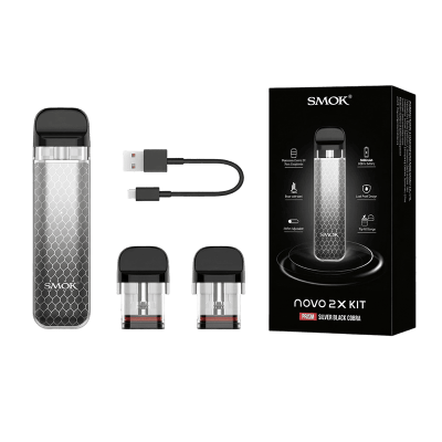 Smok Novo 2X 800 Rasta Green Cobra (Зелений, з картриджем) Багаторазовий POD