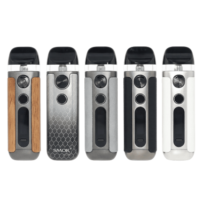 Smok Novo 5 900 Black Carbon Fiber (Чёрный карбон, с картриджем) Многоразовый POD