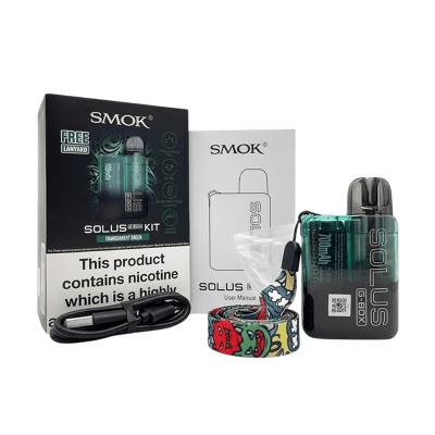 Smok Solus G-Box Kit 700 Transparent Purple (Фіолетовий, з картриджем) Багаторазовий POD