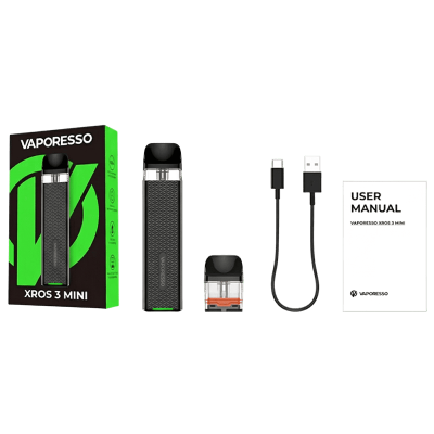 Vaporesso XROS 3 Mini 1000 Space Grey (Серый, с картриджем) Многоразовый POD