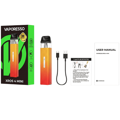 Vaporesso XROS Mini Kit 1000 Black (Чёрный) Многоразовый POD