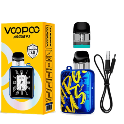 Voopoo Argus P3 1500 Black LIMITED (Чорний, з картриджем) Багаторазовий POD