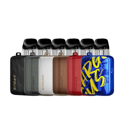 Voopoo Argus P3 1500 Silver Leather (Металік з білим, з картриджем) Багаторазовий POD