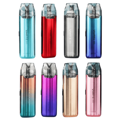 Voopoo VMATE PRO Power Edition 900 Whorl Dawn (Розово-жёлтый, с картриджем) Многоразовый POD
