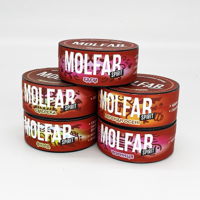 Табак Molfar Spirit Line Радуга (Клубника Личи Лимон, 100 г)
