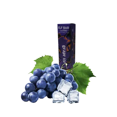 Elf Bar LUX 2000 Grape Ice (Виноград Айс) Одноразовый POD