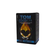 Кокосовый уголь для кальяна Tom Cococha C15 (1 кг, 120 шт, флэт)