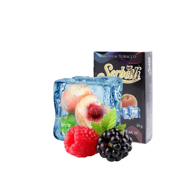 Табак Serbetli Ice Berry Peach (Ягоды Персик Лёд, 50 г)