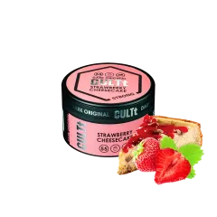 Табак CULTt Strong DS55 Strawberry cheesecake (Клубничный Чизкейк, 100 г)