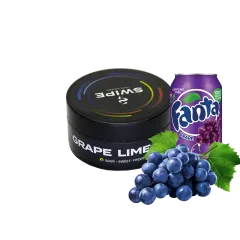 Кальянна суміш Swipe Grape Limeade (Виноградний Лаймонад, 50 г) Кальянна суміш Swipe Grape Limeade (Виноградний Лаймонад, 50 г)