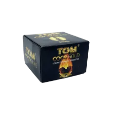 Кокосовый уголь для кальяна Tom Cococha Gold (0,25 кг, 18 шт, р25, без коробки)
