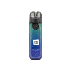 Smok Novo 4 Mini 900 Green Blue Cobra (Зелёно-Синий, с картриджем) Многоразовый POD