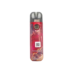 Smok Novo 4 Mini 900 Red Stabilizing Wood (Красный, с картриджем) Многоразовый POD