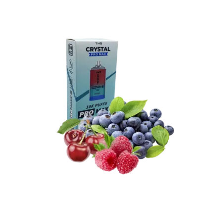 The Crystal Pro Max 10000 Blue Razz Cherry (Черника Малина Вишня) Одноразовый POD