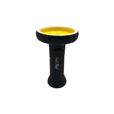 Глиняная чаша 2x2Hookah Flat Turtle Yellow (Жёлтый)