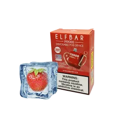 Elf Bar Pi9000 Strawberry ice (Полуниця Лід) Одноразовий POD