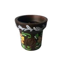 Глиняная чаша GrynBowls Accent Ornament Yellow (Жёлтый орнамент)