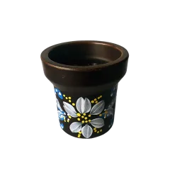 Глиняная чаша GrynBowls Accent Ornament Blue (Синий орнамент)