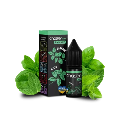 Рідина Chaser Mix Basil Mint Ultra (Базилік М'ята, 50 мг, 10 мл)