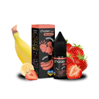 Рідина Chaser Mix Strawberry Banana Balance (Полуниця Банан, 50 мг, 10 мл)