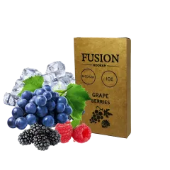 Тютюн Fusion Medium Ice Grape Berries (Виноград Ягоди Лід, 100 г)
