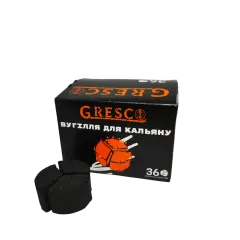 Ореховый уголь для кальяна Gresco Kaloud (0,5 кг, 36 шт, сегмент)