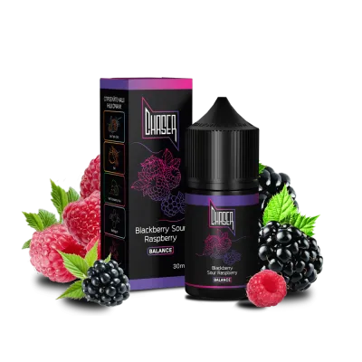 Жидкость Chaser Black Blackberry Sour Raspberry Balance (Ежевика Кислая Малина, 50 мг, 30 мл)
