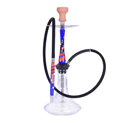 Кальян Yahya Union Captain America (синій, повний комплект)