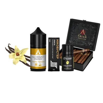 Набір для самозамішування Alchemist Salt Vanilla Tobacco (Тютюн Ваніль, 50 мг, 30 мл)