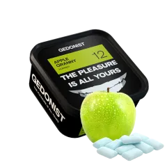 Тютюн Gedonist №12 Apple granny (Яблуко М'ята жуйка, 200 г) Тютюн Gedonist №12 Apple granny (Яблуко М'ята жуйка, 200 г)